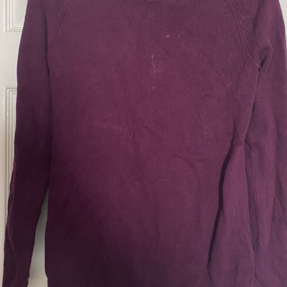 Eddie Bauer Women's Deep Purple Sweater